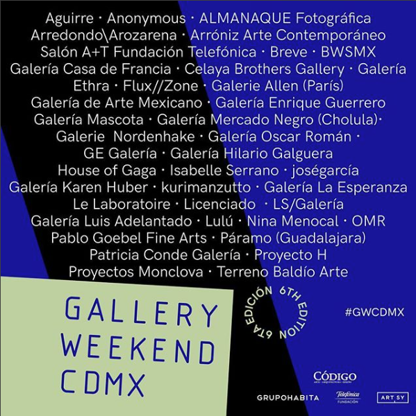 Gallery Weekend Mexico 2018